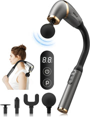 Fascia gun Handle Elbow 3 Modes 6 Gears Adjust Muscle Relaxation Massage Percussion Hammer for Athletes