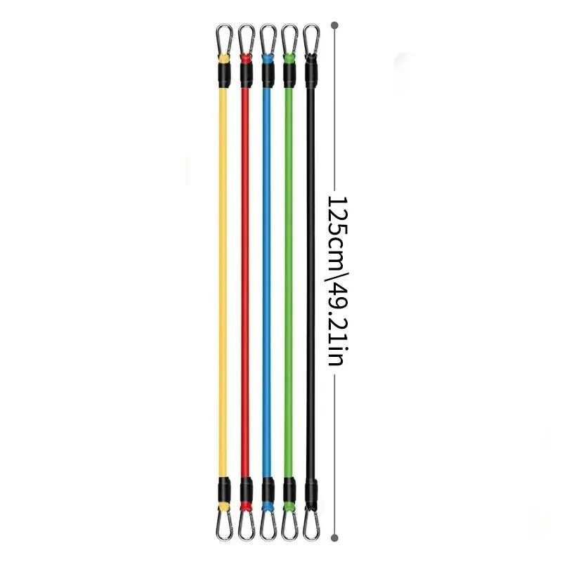 11pcs TPE Resistance Band Set with Door Anchor | Alpha Shamaq