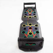 Portable Foldable Push-up Board Set With Handles Multifunctional Fitness Equipment For Chest Abdomen Arms Back Training