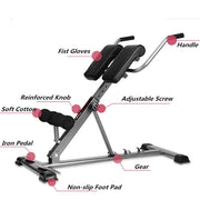 Gym Fitness Roman Bench Press Squat Smith Machine Foldable Goat Chair Dumbbell Stool Waist Abdominal Muscle Training Equipment