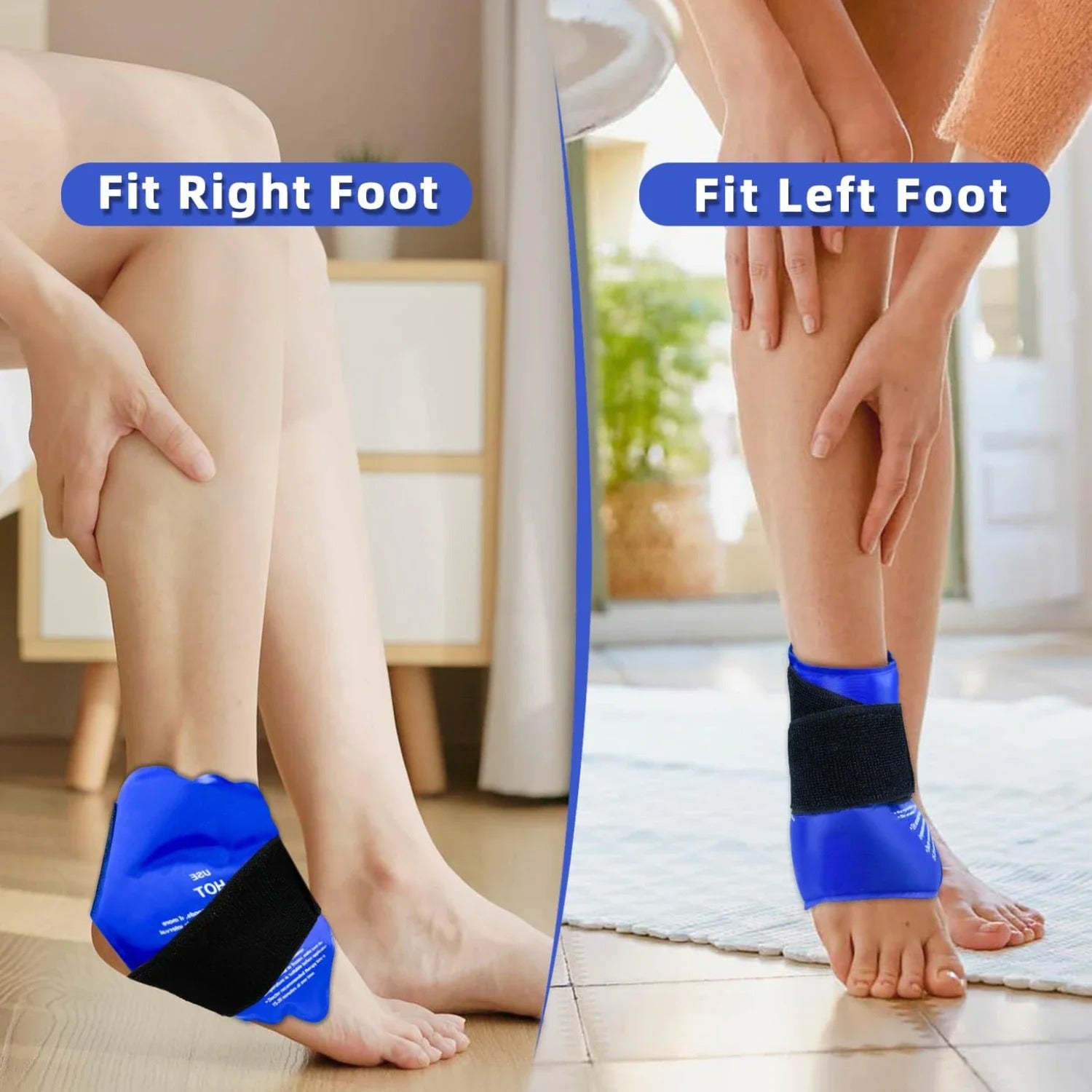 Ankle Ice Pack Wrap, Hot & Cold Support | Alpha Shamaq